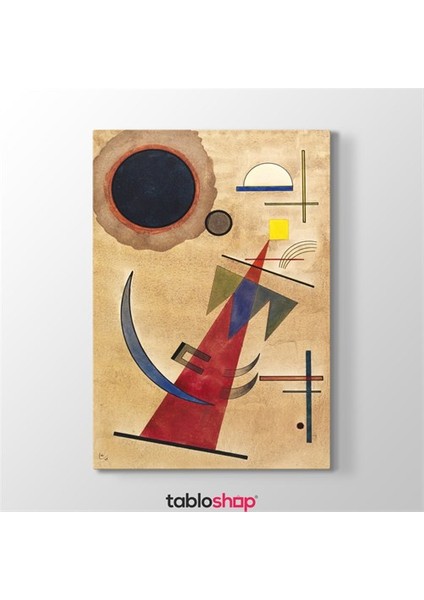 Wassily Kandinsky - Rot İn Spitzform Tablosu