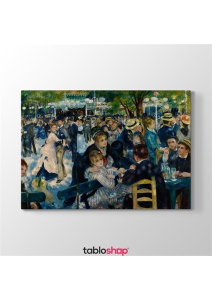 Auguste Renoir - Dance At Le Moulin Tablosu