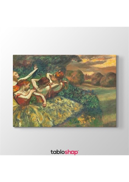 Edgar Degas - Dört Dansçı Tablosu