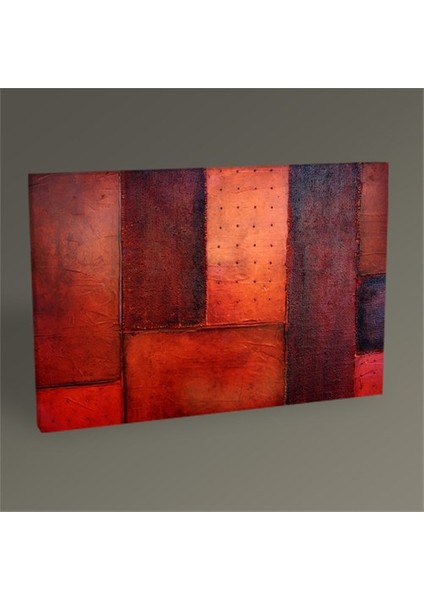 Red Abstract Tablo 30 x 20