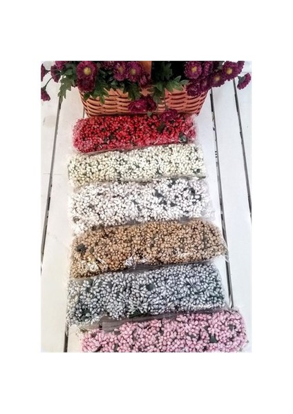 Damla Cipso Tomurcuk Top Süs 144'Lü Fuşya - 1 Adet / Paket