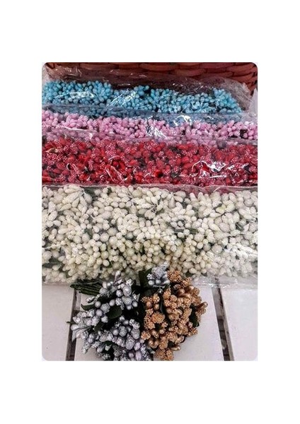 Damla Cipso Tomurcuk Top Süs 144'Lü Krem - 1 Adet / Paket fiyatları