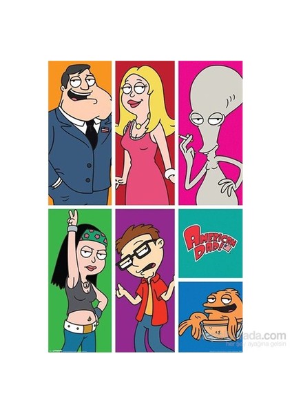 Maxi Poster American Dad Panels