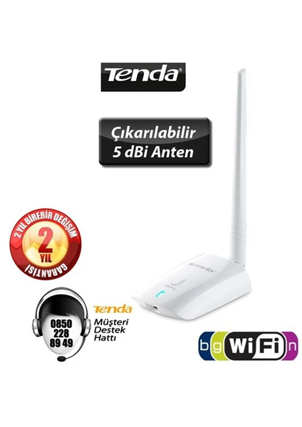 UH150 WiFi-N 150Mbps Masaüstü USB Adaptör