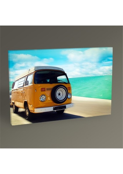 Retro Beach Van Tablo 45X30