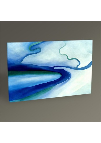 Georgia O'Keeffe it Was Blue And Green 30 x 20