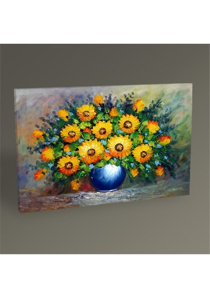 Vazoda Çiçekler Tablo 45X30