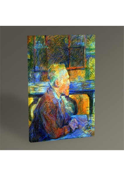 Henri De Toulouse-Lautrec Portrait Of Vincent Van Gogh 90X60