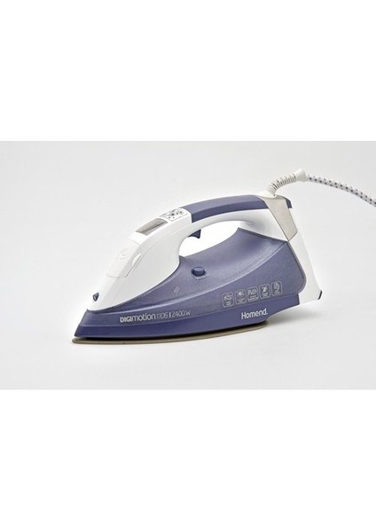 1106 Digimotion 2400W Seramik Tabanlı Otomatik Kapanma Özellikli Dijital Ütü