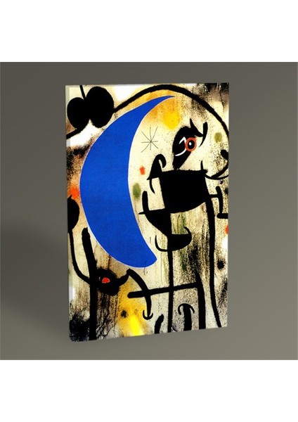 Joan Miro Kadın, Kuş Ve Gece 45X30
