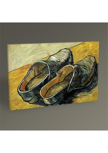 Vincent Van Gogh Bir Çift Ahşap Ayakkabı Tablo 60X40