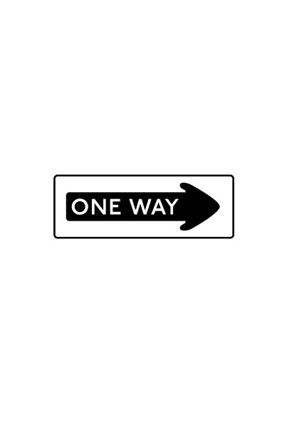 Urbangiftone Way Toılet Decal S 25*35Cm