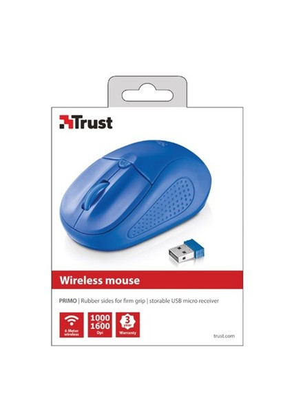 Primo 20786 Kablosuz Mavi Mouse (210098004)