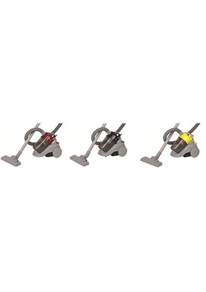 PVC 1455 1400 W Hepa Filtreli Elektrikli Mini Süpürge Kırmızı