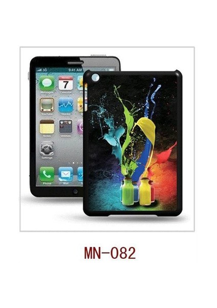 iPad Mini 1/2/3 - 3D Hologramlı Boyalar Arka Kapak (ITG-MN-082)