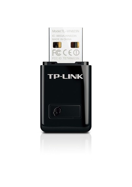 TP-Link TL-WN823N, N300 Mbps, Windows, Mac OS ve Linux Destekli, Mini Kablosuz USB Adaptör