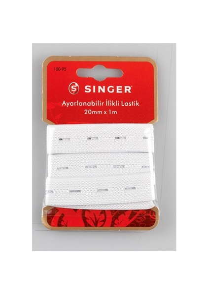 100-95 Ayarlanabilir İlikli Lastik (20 mm x 1 m)