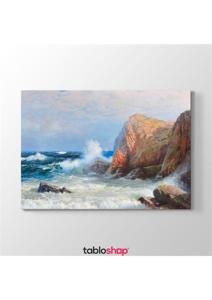 Wilhelm Muller Brieghel - Fırtınalı Deniz Tablosu