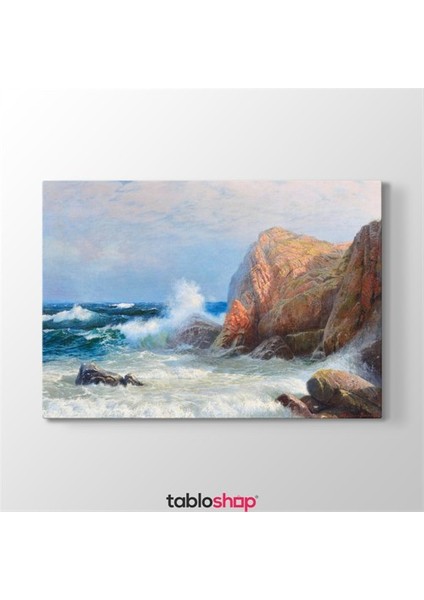 Wilhelm Muller Brieghel - Fırtınalı Deniz Tablosu