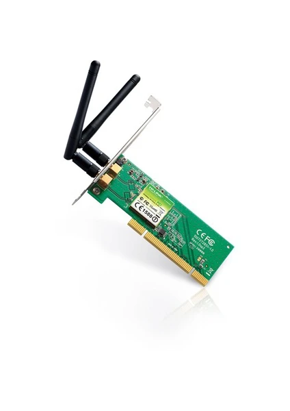 TL-WN851ND 300 Mbps N Kablosuz 2x2dBi Değiştirilebilir Antenli PCI Adaptör