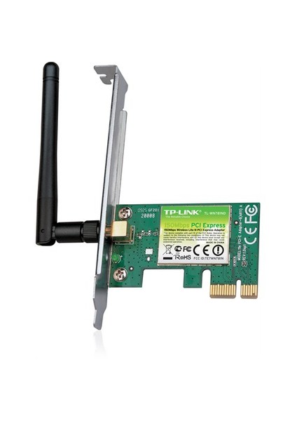 TL-WN781ND, 150 Mbps N Kablosuz 2dBi Değiştirilebilir Antenli PCI Express Adaptör