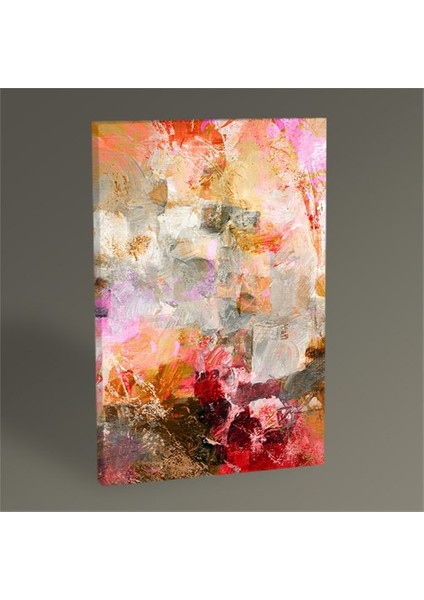 Renkli Soyut Yağli Boya Tablo 30 x 20