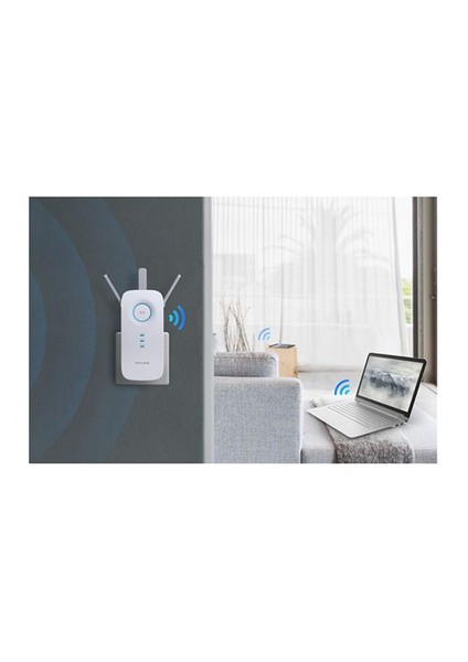 TP-Link RE450, AC1750 Mbps, 1 Gigabit Bağlantı Noktası ve 3 Harici Anten, Access Point Modu ile Wi-Fi Güçlendirici/Hotspot, Wi-Fi 5 Menzil Genişletici