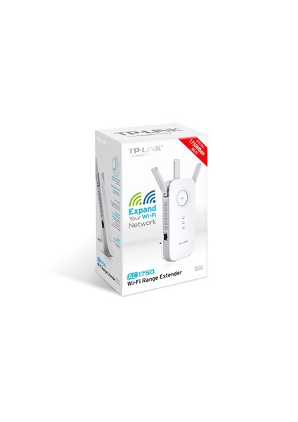 TP-Link RE450, AC1750 Mbps, 1 Gigabit Bağlantı Noktası ve 3 Harici Anten, Access Point Modu ile Wi-Fi Güçlendirici/Hotspot, Wi-Fi 5 Menzil Genişletici