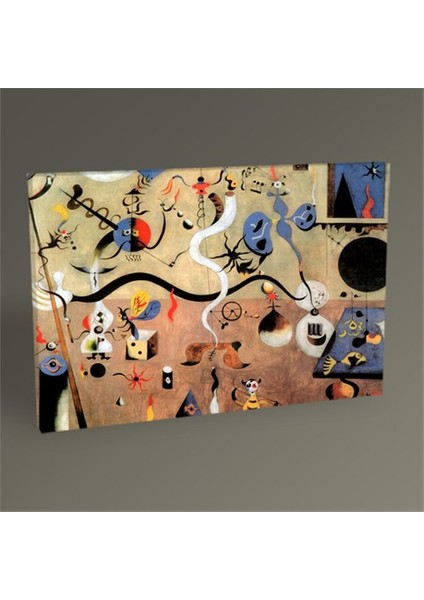Joan Miro Carnival Of Harlequin Tablo 45X30