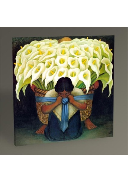 Diego Rivera El Vendedor De Alcatraces Tablo 30X30