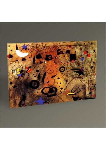 Joan Miro Saçını Tarayan Kadın Tablo 120X80