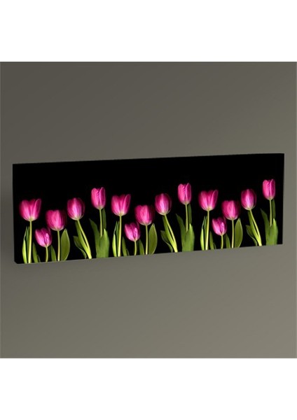 Pink Tulips Tablo 90X30