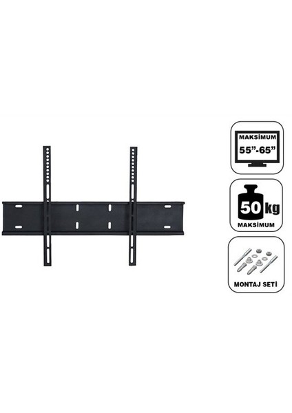 55''-65'' Sabit A Plus Duvar Askı Aparatı