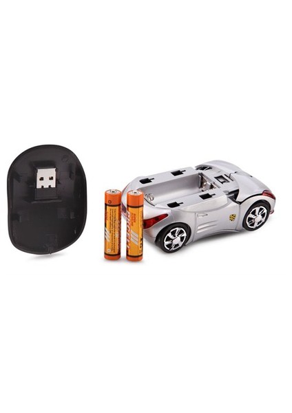 SM-966 Gümüş Optik Kablosuz Mouse