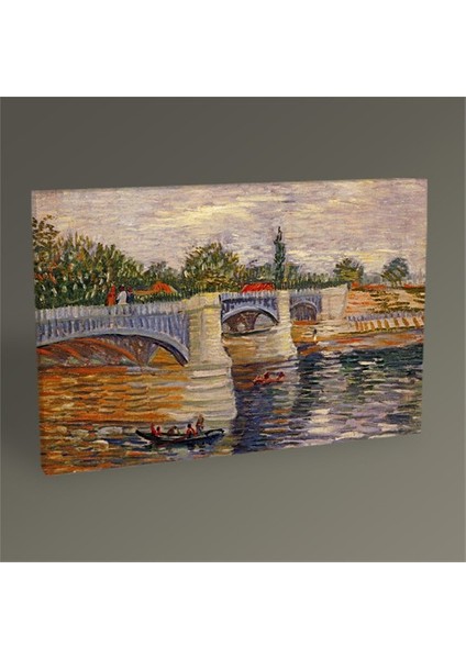Vincent Van Gogh The Seine With The Pont De La Grande Jatte 30 x 20