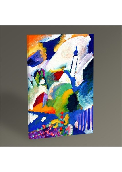 Wassily Kandinsky Church İn Murnau 60X40