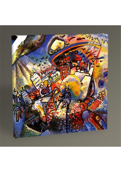 Wassily Kandinsky Moskau Tablo 30X30
