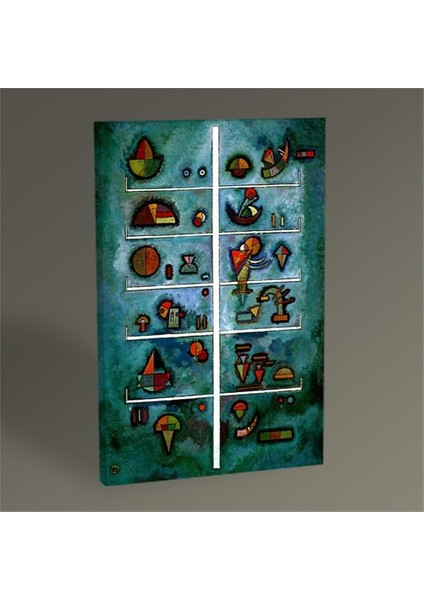 Wassily Kandinsky Storeys Tablo 45X30