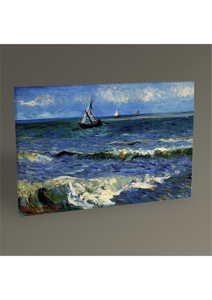 Vincent Van Gogh Saintes Marie'De Deniz Manzarasi Tablo 30 x 20