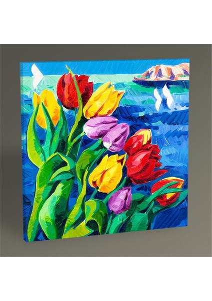 Renkli Laleler 60X60