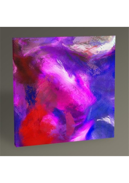 Renkli Soyut Yağlı Boya Tablo 30X30