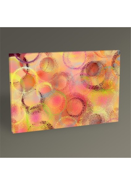 Renkli Soyut Yağli Boya Tablo 30 x 20
