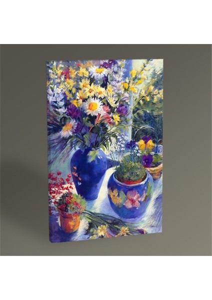 Vazoda Çiçekler Tablo 30 x 20
