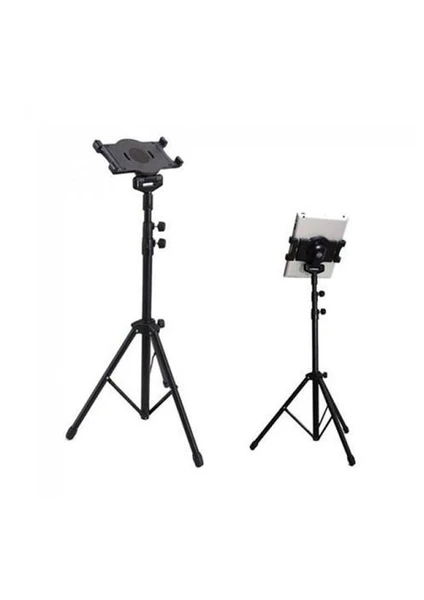 İpad 1-2-3-4-Air-Air 2 Mini-2-3-4 Tablet Tripod Sehpa Tutucu Ofiste Müzisyenlere