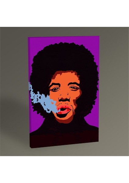 Jim Hendrix Pop Art Tablo 45X30