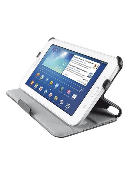 Samsung Galaxy Tab3 Lite Folio Case Siyah Tablet Kılıfı (TRU19967)