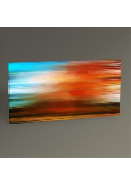 Dokulu Soyut Yağlı Boya Tablo 60X30