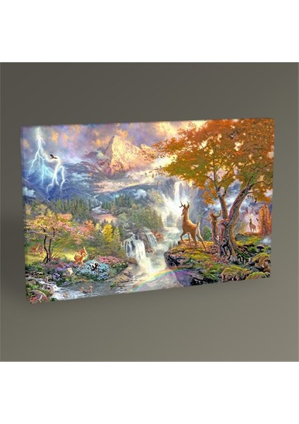 Ormanda Hayvanlar Tablo 60X40