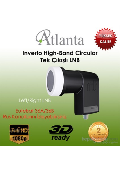 Inverto High-Band Circular Single Lnb (Tek çıkışlı)