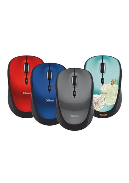 YVI Siyah Kırmızı Kablosuz Mouse (MOU TRUST 19522) fırsatları